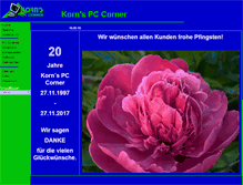 Tablet Screenshot of pc-corner.de